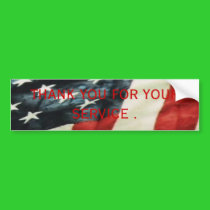 POW!!!!, pic003, THANK YOU FOR YOUR SERVICE . bumper stickers by VIKINGJIM POW!!!!, pic003, THANK YOU FOR YOUR SERVICE . bumper stickers