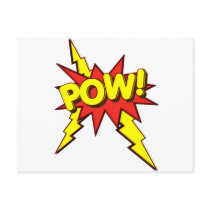 POW!!!! POSTCARD