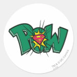 Pow Round Sticker