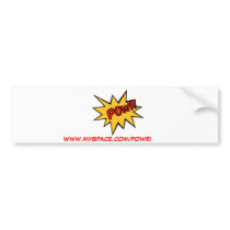 POW, WWW.MYSPACE.COM/POWRI bumper stickers