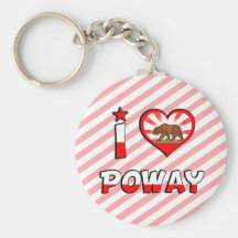 Poway, CA Key Chain