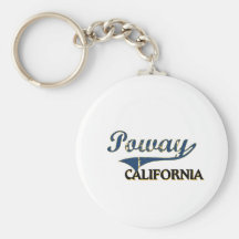 Poway California City Classic Key Chain