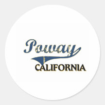 Poway California City Classic Sticker