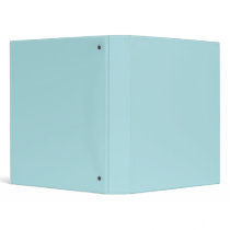 Powder Blue Solid Color Design (B0E0E6) Template 3 Ring Binders