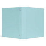 Powder Blue Solid Color Design (B0E0E6) Template 3 Ring Binders