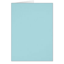 Powder Blue Solid Color Design (B0E0E6) Template Card