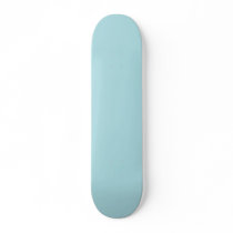 Powder Blue Solid Color Design (B0E0E6) Template Skate Board Deck
