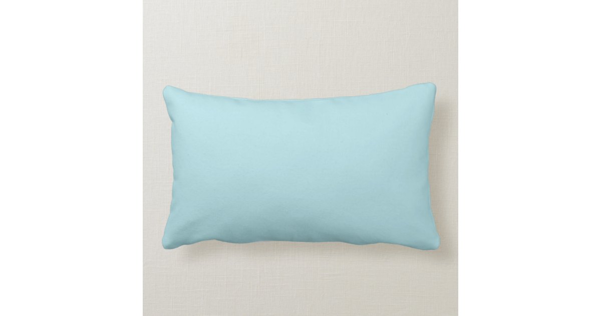 Powder Blue Solid Color Pillows Zazzle