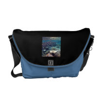 Powder Blue Surgeon Fish Messenger Bag