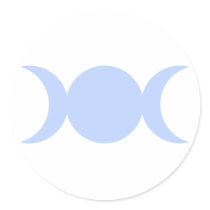 Powder Blue Triple Goddess stickers
