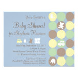 Powder Dots Baby Shower Invitation invitations