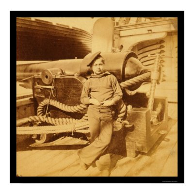 Powder Monkey on the USS Pawnee 1862 Print by lc_civilwar