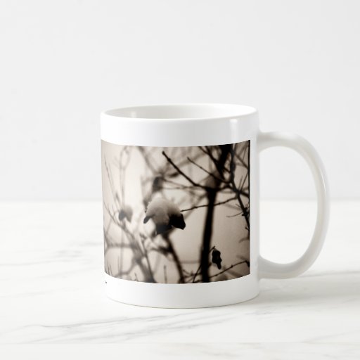 Powdered Snow on Leaf Mug