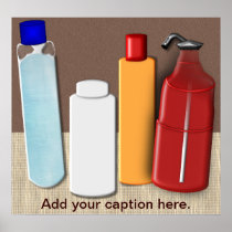 Powders and Oils Customizable Poster posters