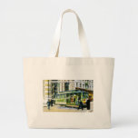 Powell and Market Streets, San Francisco, CA Canvas Bags