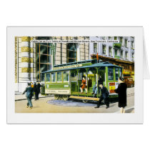 Powell and Market Streets, San Francisco, CA Card