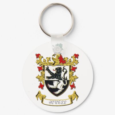 Powell Family Coat of Arms Key Chain by riptonp