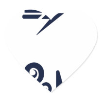 Power and Energy Icons Heart Sticker