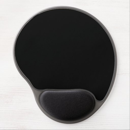 Power Black Contoured Oval Ergonomic Wrist Support Gel Mouse Pad Zazzle