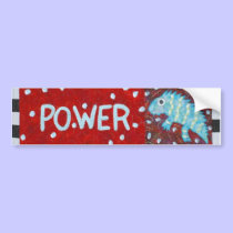 Power bumper stickers by theresemay Power bumper stickers