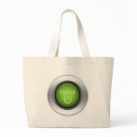 Power Button Canvas Bag
