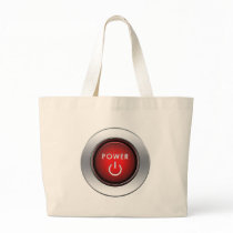 Power Button Canvas Bags