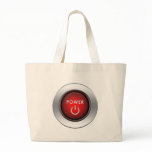 Power Button Canvas Bags