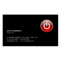 Power Button Hi-Tech business card