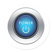 Power Button Sticker