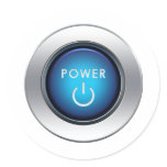 Power Button Sticker