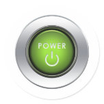 Power Button Sticker
