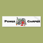 Power Camper Bumper Stickers