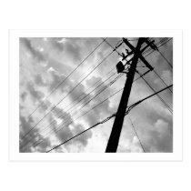 Power Clouds Postcard postcards