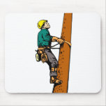 Power Lineman Electrician Electric Worker Mousepads