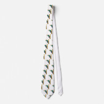 Power Lineman Electrician Worker Custom Tie