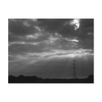 Power lines postcards