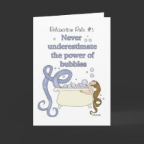 Power of Bubbles Card