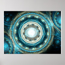 Power of Eons - fractal artwork Posters