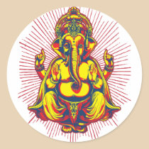Power of Ganesh stickers