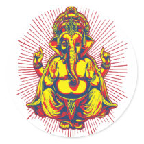 Power of Ganesh stickers by brev87 Power of Ganesh stickers