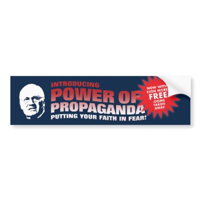 Power of Propaganda Bumper Sticker by tripart