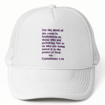 Power of the cross mesh hat