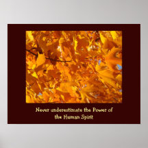 Power of the Human Spirit posters art print Leaves