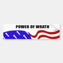 Power of Wrath Bumper Sticker