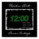 Power Outage Haiku Art Print