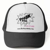 Power Pak Trucker cap hats by RealitySpeaks Power Pak Trucker cap hats