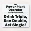 power plant operator mousepads