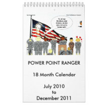 POWER POINT RANGER WALL CALENDARS