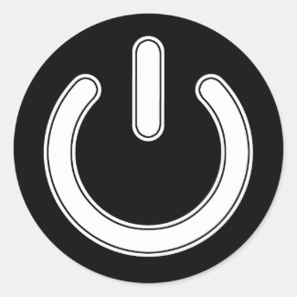 Power Symbol (Black and White)