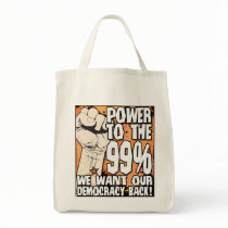 Power To The 99% Canvas Bag